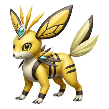 Meloetta-Renamon-Beedrill-Manectric-Palkia-Cresselia-fusion sticker