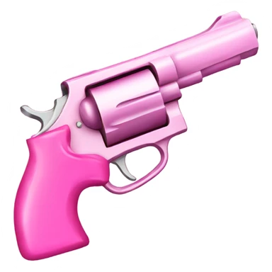 pink pistol with a pink ribbon sticker