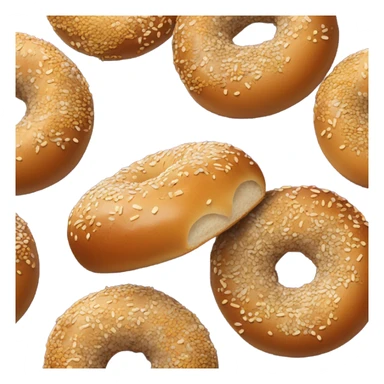 Everything bagel sticker