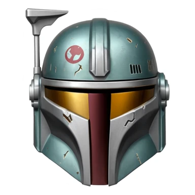 Mandalorian helmet sticker