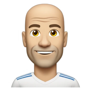 zinedine zidane sticker