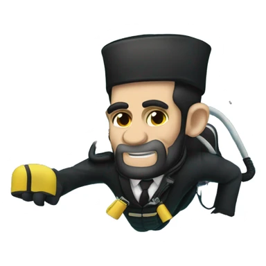 abe lincoln scuba diving sticker