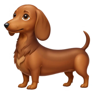 Wiener dog sticker