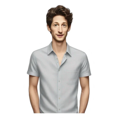 pierre niney wear ikea shirt sticker