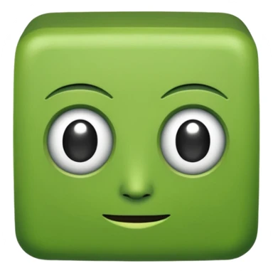 haceme un sprunki con cuerpo cuadrado  fino sticker