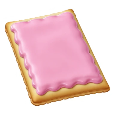 Pop tarts with pink icing sticker