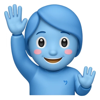 Un huggy wuggy saludando sticker