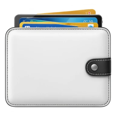 white open  wallet sticker