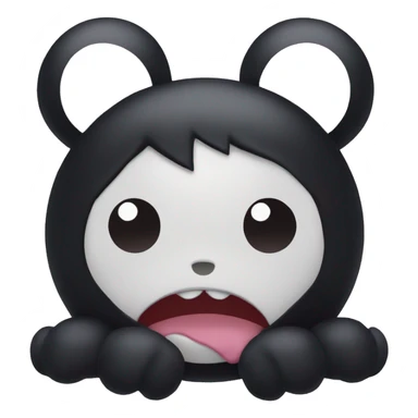 kuromi heart sticker