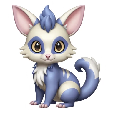 Shiny Furret-Absol-Noibat-Trico-Hybrid (Full body) sticker
