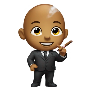 Baby boss smoke  sticker