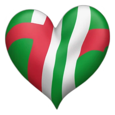 le drapeau de Madagascar avec des cœurs sticker