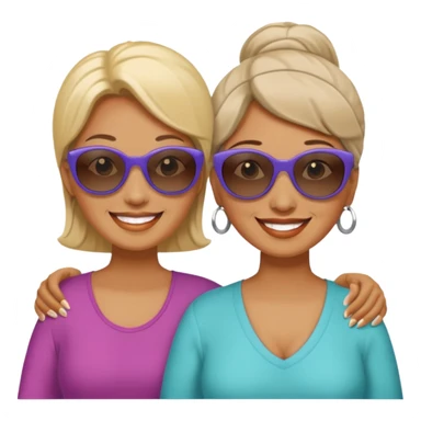 Aunties traveling sticker