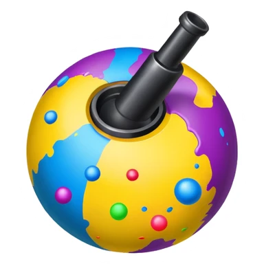 paintball bullett sticker