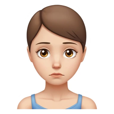 Light brunette girl missing her muscular bald bearded husband sticker