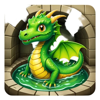 sewers dragon  sticker