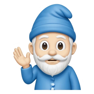 father smurf  sticker