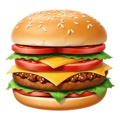 Spicy meat sandwich sticker