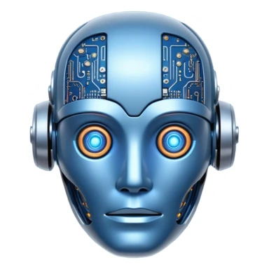 I need an emoji for Slack that ilustrates Artificial Intelligence (AI) si I can flag/tag pull requests and messages that are generated with AI for colleagues to know that they need to pay attention !
What is most descriptive for AI pull request ?

Make it animated and as large as possible  sticker