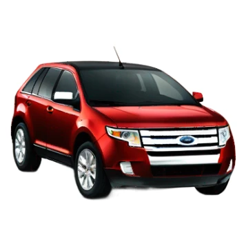Ford edge red 2010 sticker