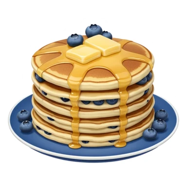 blueberry pancakes  sticker