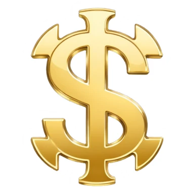 dollar signs sticker
