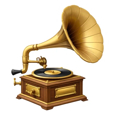 gramophone sticker