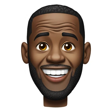 lebron james sticking his tongue out sticker