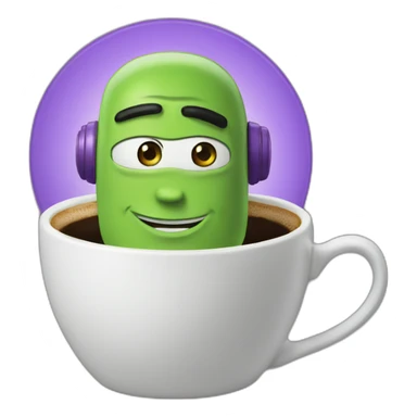 Coffee with Buzz Lightyear sticker