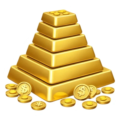 Dragon Hoard pile of gold without the dragon like in the movies so many gold were dragon sleep but dragon just went out  sticker