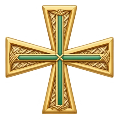 St. Brigid's cross or St. Brigit's cross sticker