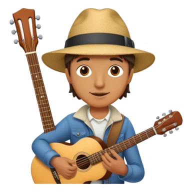 a traveler musician sticker