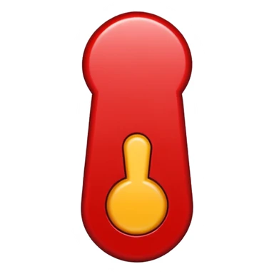 exclamation mark red sticker