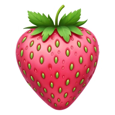 pink strawberry sticker