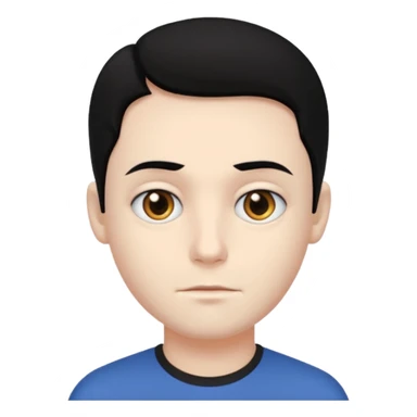 Victor Van Dort head sticker