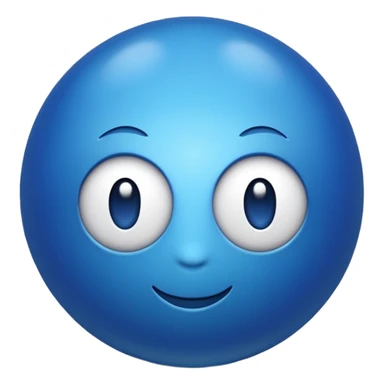 Blue Ball with MB written on it sticker