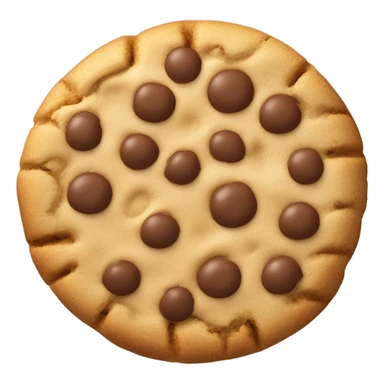Cookie with peanuts and peanut butter sticker