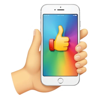 user friendly interface with thumbs up sticker