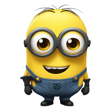 Minion with sunglasses sticker