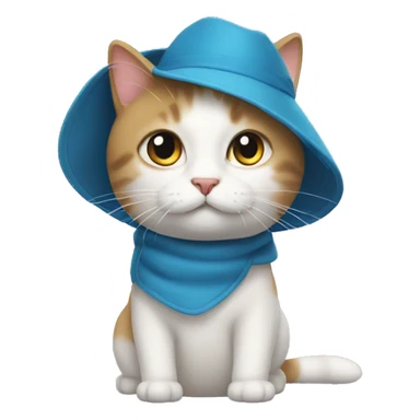 Un chat qui cour  sticker