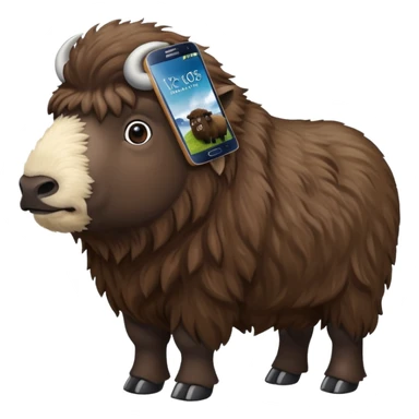 Musk Ox Next To Samsung sticker