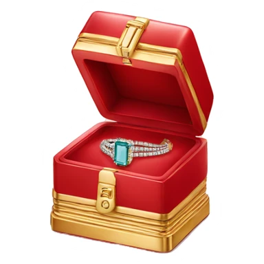 Cartier red box jewelry  sticker