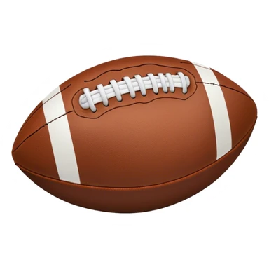 American Football ball sticker