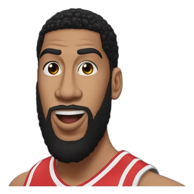 Anthony Davis, with a bubble caption above his saying me sticker