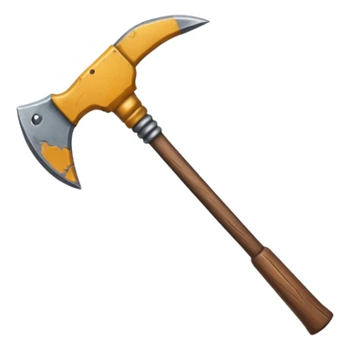 ore mining pickaxe sticker