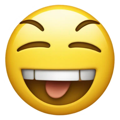 Excited yellow emoji sticker
