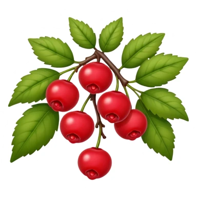 bush with a few berries sticker