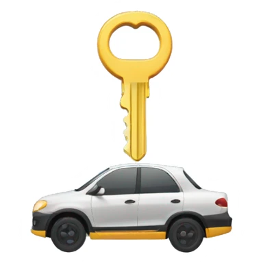 car key towing sticker