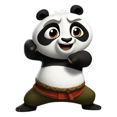 Kung fu panda sticker