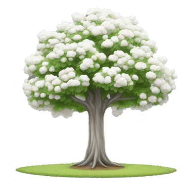 White tree￼ sticker